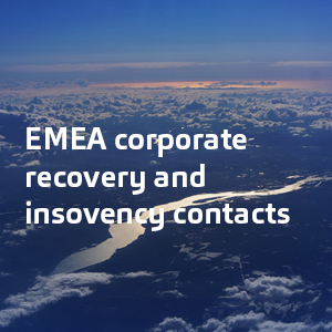 EMEA corporate recovery and insolvency contacts